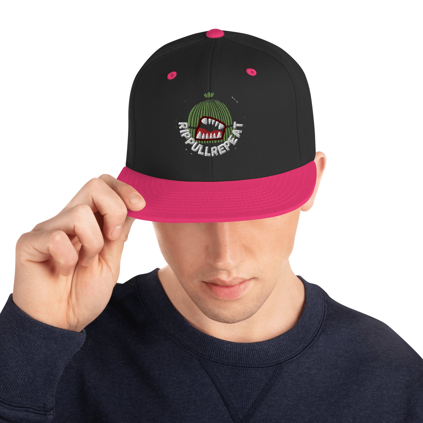 RipPullRepeat Flamingo Snapback