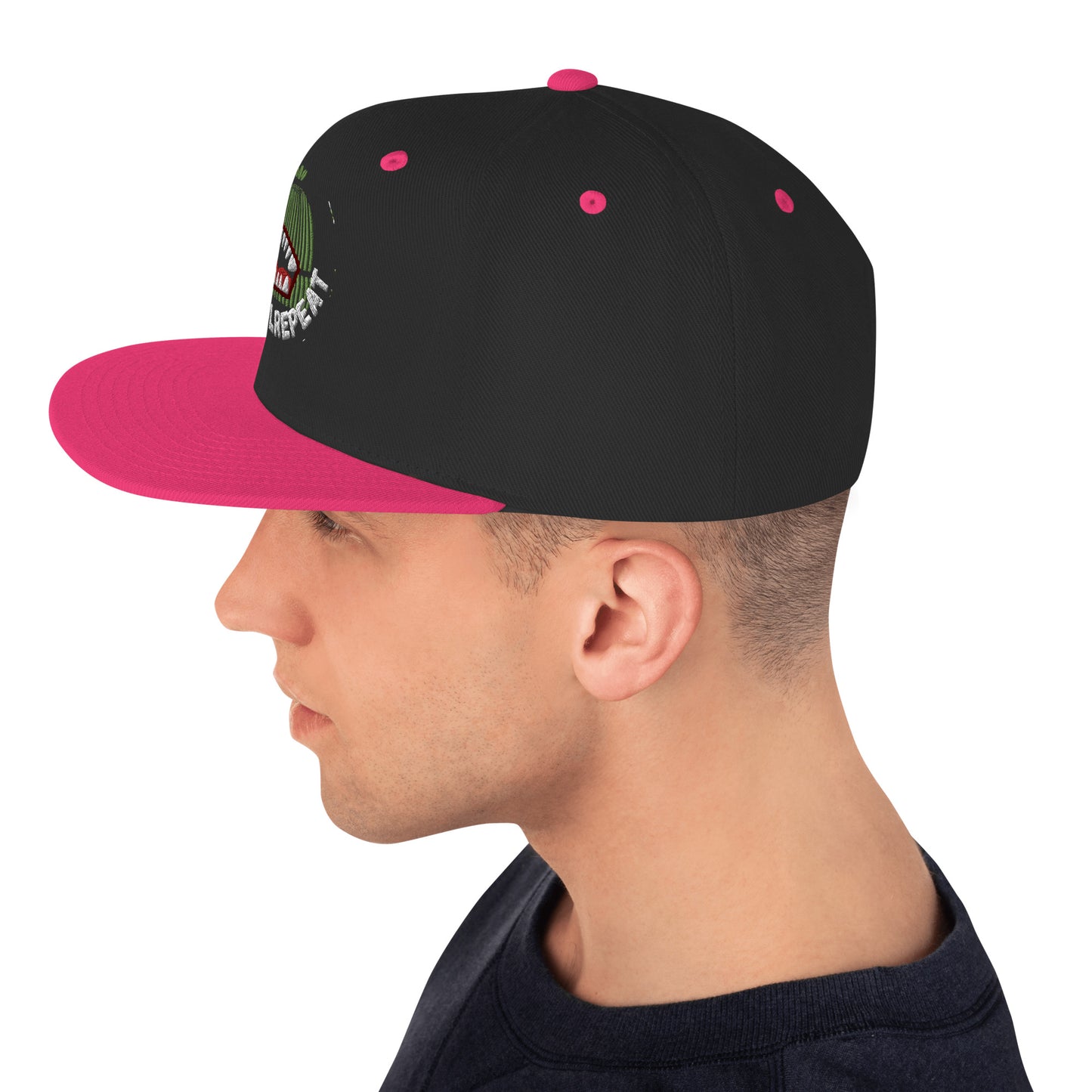 RipPullRepeat Flamingo Snapback