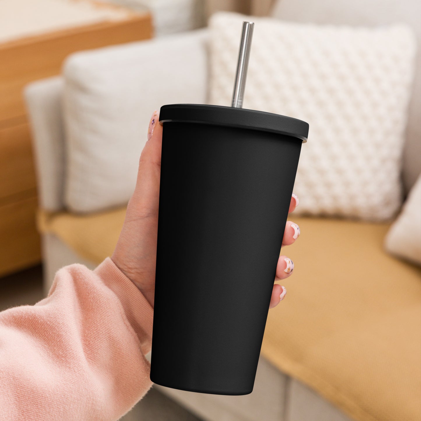 InkVeil Insulated Tumbler w/ Straw
