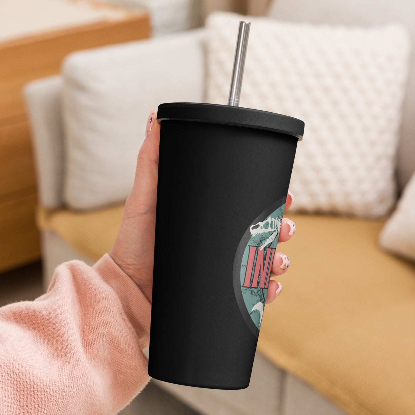 InkVeil Insulated Tumbler w/ Straw