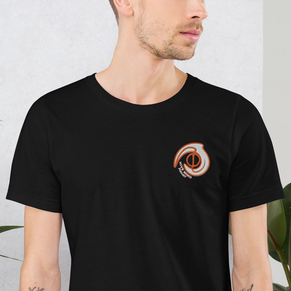 Hive Mind Podcast Tee - Orange